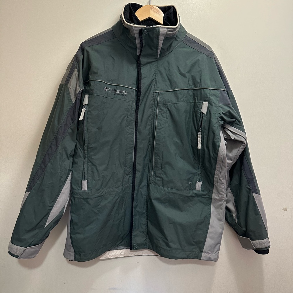 Columbia Vertex Core Interchange Omni Shield Waterproof Winter Jacket Mens SZ L
